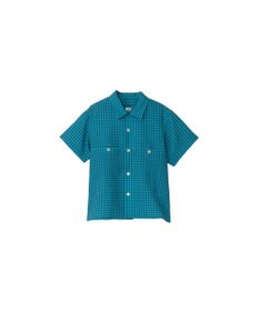 HELLY HANSEN 【キッズ・速乾・UVカット・耐海水・耐塩素】ショートスリーブ マリンリゾートシアサッカーシャツ