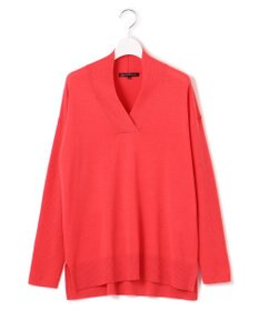 23区 【洗える】ウーステッドウール 重ね襟 ニット