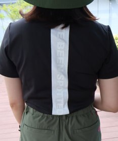 PW CIRCULUS 【UVカット / 吸水速乾 / 伸縮性抜群】【WOMEN】バックメッシュ切り替えモックT ゴルフウェア レディース