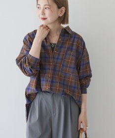 AMERICAN HOLIC ビエラ起毛チェックシャツ