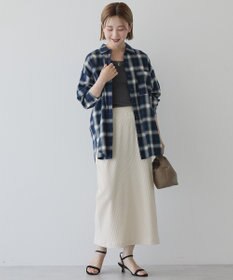 AMERICAN HOLIC ビエラ起毛チェックシャツ