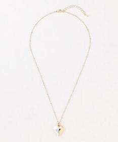 組曲 ハーフパールハート ネックレス