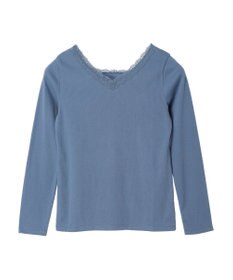 earth music&ecology 前後２ＷＡＹ襟レースプルオーバー