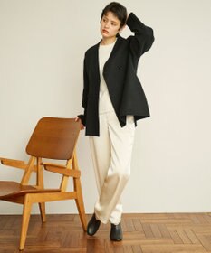 #Newans 【洗える】クロップドバルーンボリュームスリーブニット