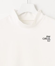 PW CIRCULUS 【MEN】【ストレッチ】バック アニマルプリント ロゴ モックネック シャツ