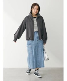 Green Parks トラックジャケット風カットカーディガン