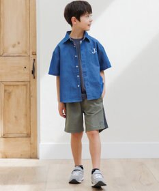 J.PRESS KIDS 【140-170cm】4.5オンス TC デニム 半袖シャツ