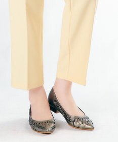 Dominic3 編み込みメッシュ ソフトパンプス