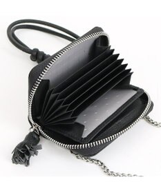 UNBILLION ペルケ perche / マルチスタッズジャバラチャームウォレットショルダー