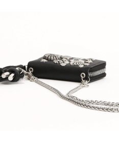 UNBILLION ペルケ perche / マルチスタッズジャバラチャームウォレットショルダー