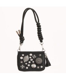 UNBILLION ペルケ perche / マルチスタッズジャバラチャームウォレットショルダー