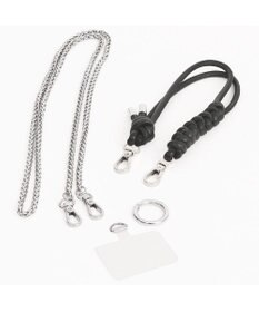 UNBILLION ペルケ perche / マルチスタッズジャバラチャームウォレットショルダー