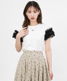 TOCCA 【星風まどかコラボ】DOT GARLAND Tシャツ アイボリー系5