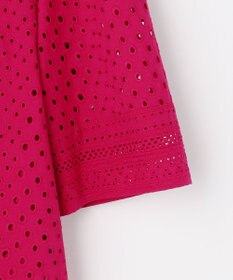 組曲 【先行予約】エンブロイダリーレース5分袖 ブラウス