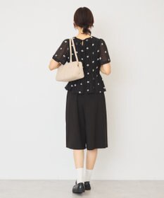 AMERICAN HOLIC 花柄刺繍シャーリングブラウス
