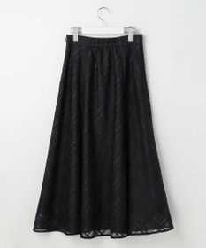 ANY SIS シアーチェック スカート