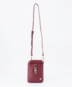 LA BAGAGERIE シープレザー　キルティングスマホショルダー