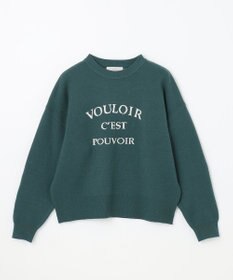 ANY しあわせタッチメッセージニット