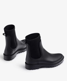 BONTRE 【UNISA/ウニサ】リブデザインレインブーツ