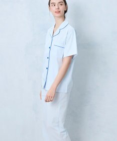 une nana cool 【綿混】両染ジャージ半袖パジャマ MADE WITH LIBERTY FABRIC