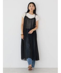 AMERICAN HOLIC ドビーシフォンキャミワンピース
