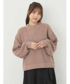 earth music&ecology マットベロアモールプルオーバー