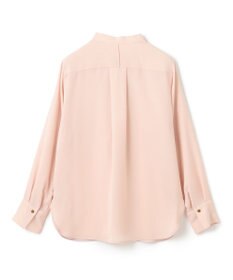 BEIGE， 【洗える】STOW / バンドカラーフリルブラウス