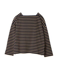 earth music&ecology スクエアボーダープルオーバー