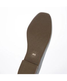 ing <ing>【WEB限定】【サスティナブル】スクエアトゥVカットフラットパンプス