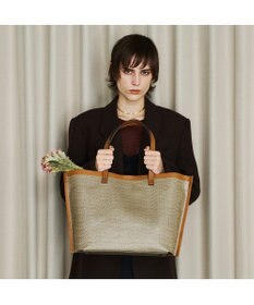 PELLE BORSA ミディアムトート Grise グリーズ 9111