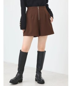 earth music&ecology フロントジップショートパンツ