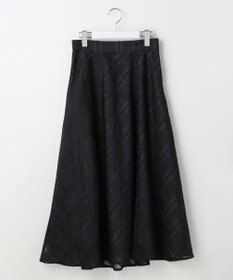 ANY SIS シアーチェック スカート