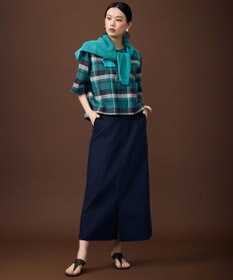 自由区 S ファインリネンナイロン カーディガン