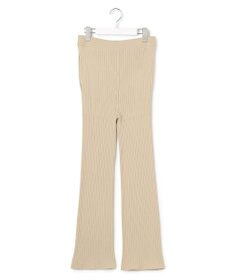 23区 L 【SLOW/一部店舗限定】ホールガーメント リブニット パンツ