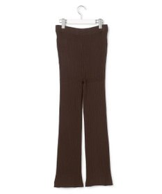 23区 L 【SLOW/一部店舗限定】ホールガーメント リブニット パンツ