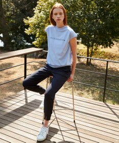 23区GOLF 【23Fondation/WOMEN】フレンチスリーブ ロゴトップス
