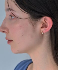 Phoebe 【金属アレルギー対応】【痛くないシリーズ】ルーセントビジューライトフィットイヤリング　ローズゴールド