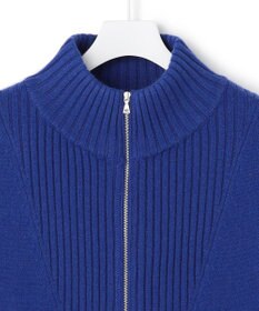 J.PRESS YORK STREET 【UNISEX】:ウールカシミヤ ハーフジップニット