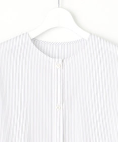 自由区 【洗える】シャーリング ブラウス