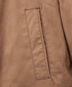 JOSEPH ABBOUD 【キルトレスダウン】ナチュラルダイスウェード ダウンコート