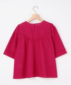 組曲 【先行予約】エンブロイダリーレース5分袖 ブラウス