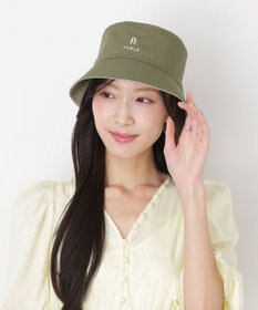 MOONBAT FURLA(フルラ)リバーシブルバケットハット 帽子 無地 UVカット 手洗い可能