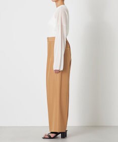 NAVE 【ReNAVE・セットアップ可/撥水加工/防シワ/ウエストゴム】ポリエステルタッサー パンツ