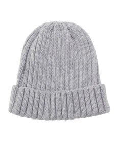 MOONBAT 【FUDGE11月号掲載】PAUL & JOE ACCESSOIRES ヌネット刺繍ワッペン付リブニット帽