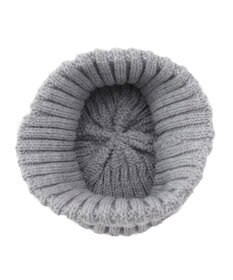 MOONBAT 【FUDGE11月号掲載】PAUL & JOE ACCESSOIRES ヌネット刺繍ワッペン付リブニット帽