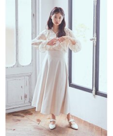 earth music&ecology バックレースアップスカート