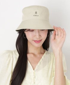 MOONBAT FURLA(フルラ)リバーシブルバケットハット 帽子 無地 UVカット 手洗い可能