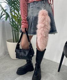 WEGO BIGファーしっぽキーホルダー