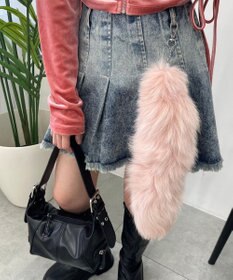 WEGO BIGファーしっぽキーホルダー