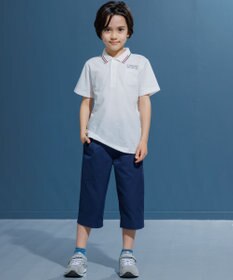 J.PRESS KIDS 【100-130cm】ダブルライン カラー 半袖ポロシャツ